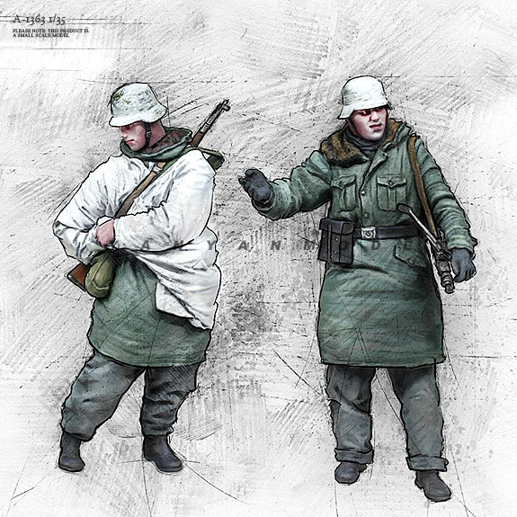 1/35  Resin Soldier model kits figure colorless and self-assembled  A-1363 (A-663)