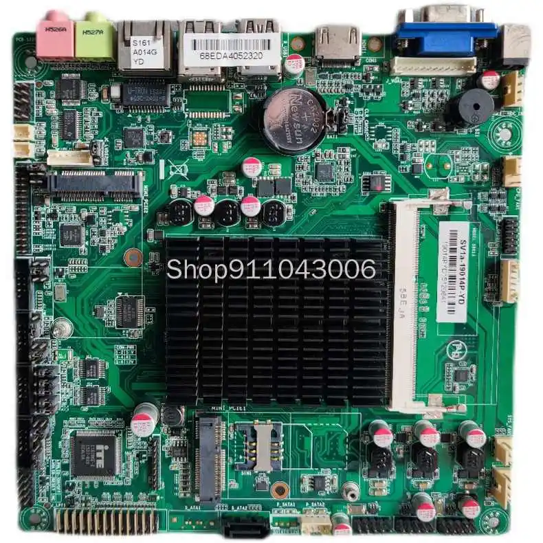 VGA HDMI التحكم الصناعي ITX اللوحة الأم ، تسجيل النقدية ، VDS ، SV1A-19014P ، J1900 ، رباعية النواة ، 17X17 COM