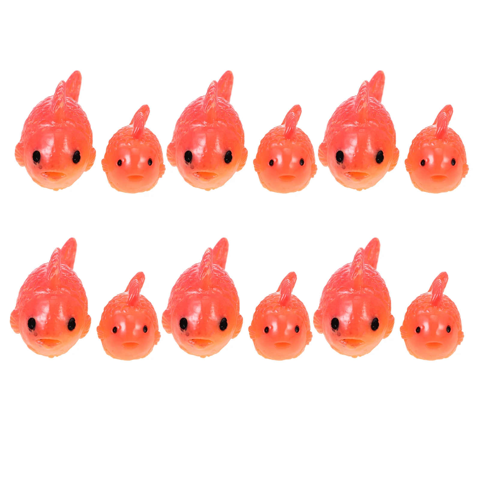 

16pcs Carp Mini Fish Ornaments Mini Fake Fish Decoration Aquarium Tank Crafts Plastic Decorations Statue Baby