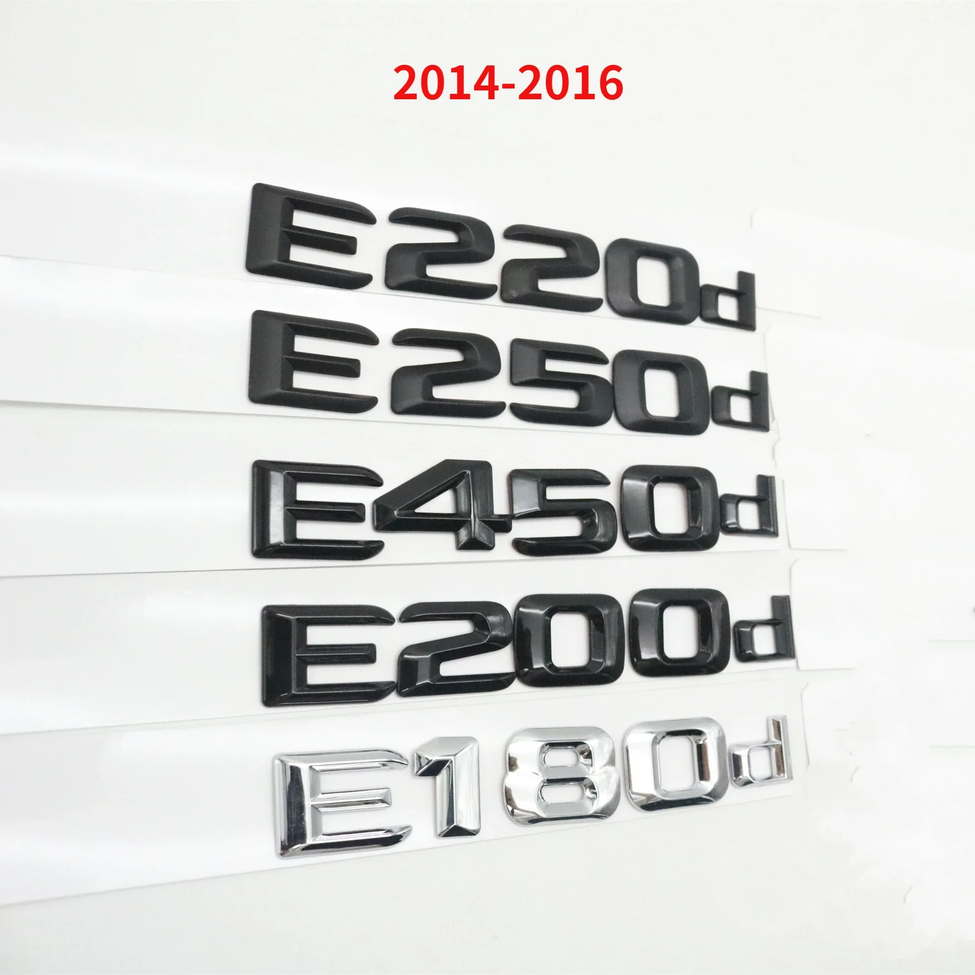 For E-Class  E180d E200d E220d E250d E300d E320d E350d E400d E430d E450d E500d 2014-2016 Rear Trunk Emblem Logo Badge Sticker