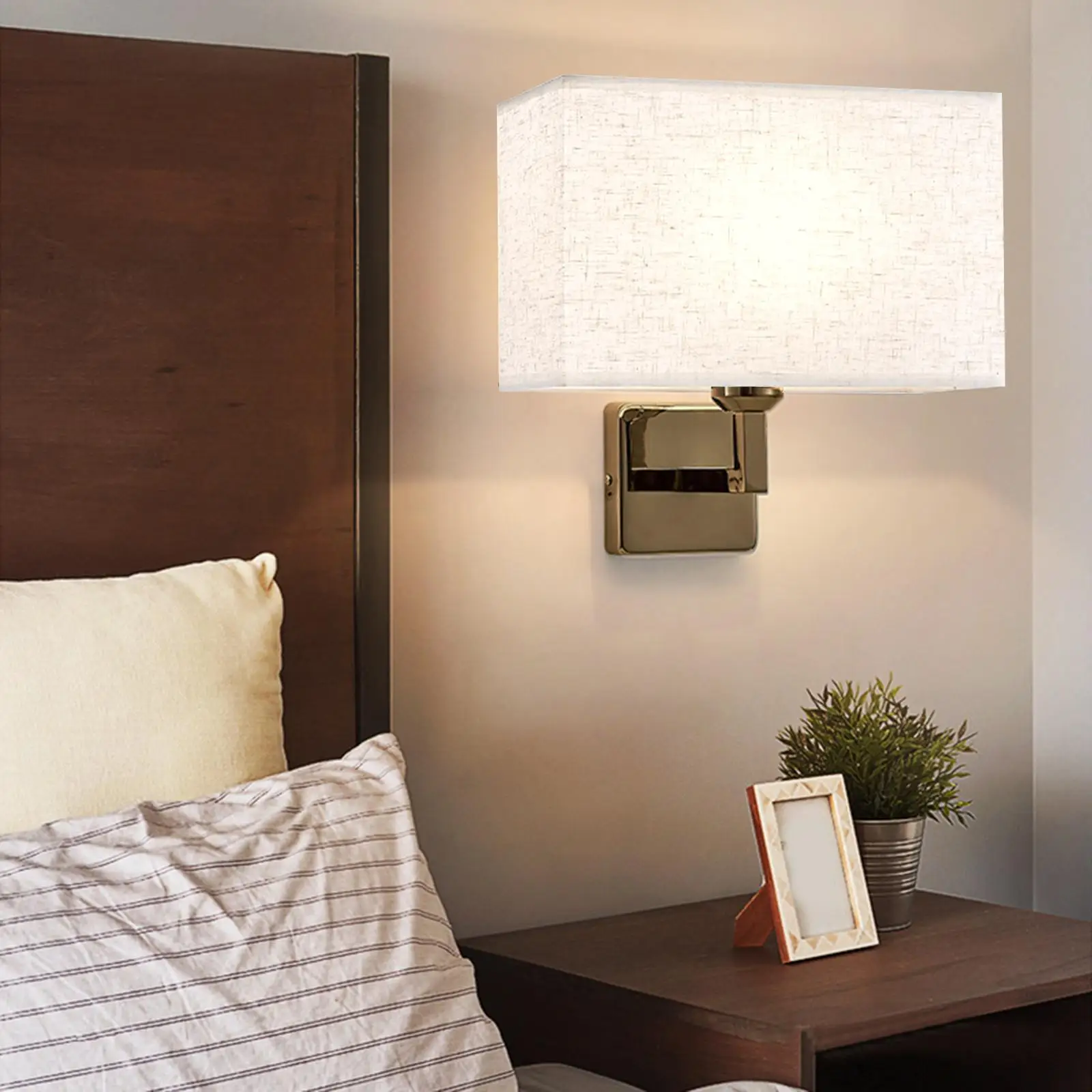 Fabric Lampshade Pendant Light Shade Table Light Bedside Lights Wall Sconce Lamp Cover for Tea House Cafe Hotel Home Devices