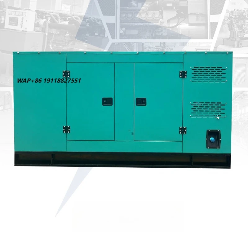 Single 1800 RPM 60Hz/50Hz Open Frame Alternator Auto Start 120kw 200A Portable Super Silent 3 Phase 220V/110V/380V ATS Remote