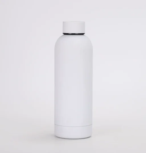 Thermosfles met eigen logo, grote vacuümfles van roestvrij staal, draagbare thermosfles, outdoor sportwaterfles, reismok 500ml