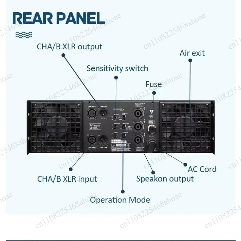 H-class amplifier 1300W professional grade amplifier - price discount Original sound standard CA20