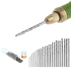 1 Set 10 Pcs Multifunction Tiny Micro HSS 0.5mm 0.7mm 0.8mm 1.0mm Straight Shank Twist Drilling Bits