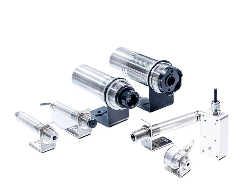 Sensor industrial com termômetro infravermelho, sensor de temperatura IR