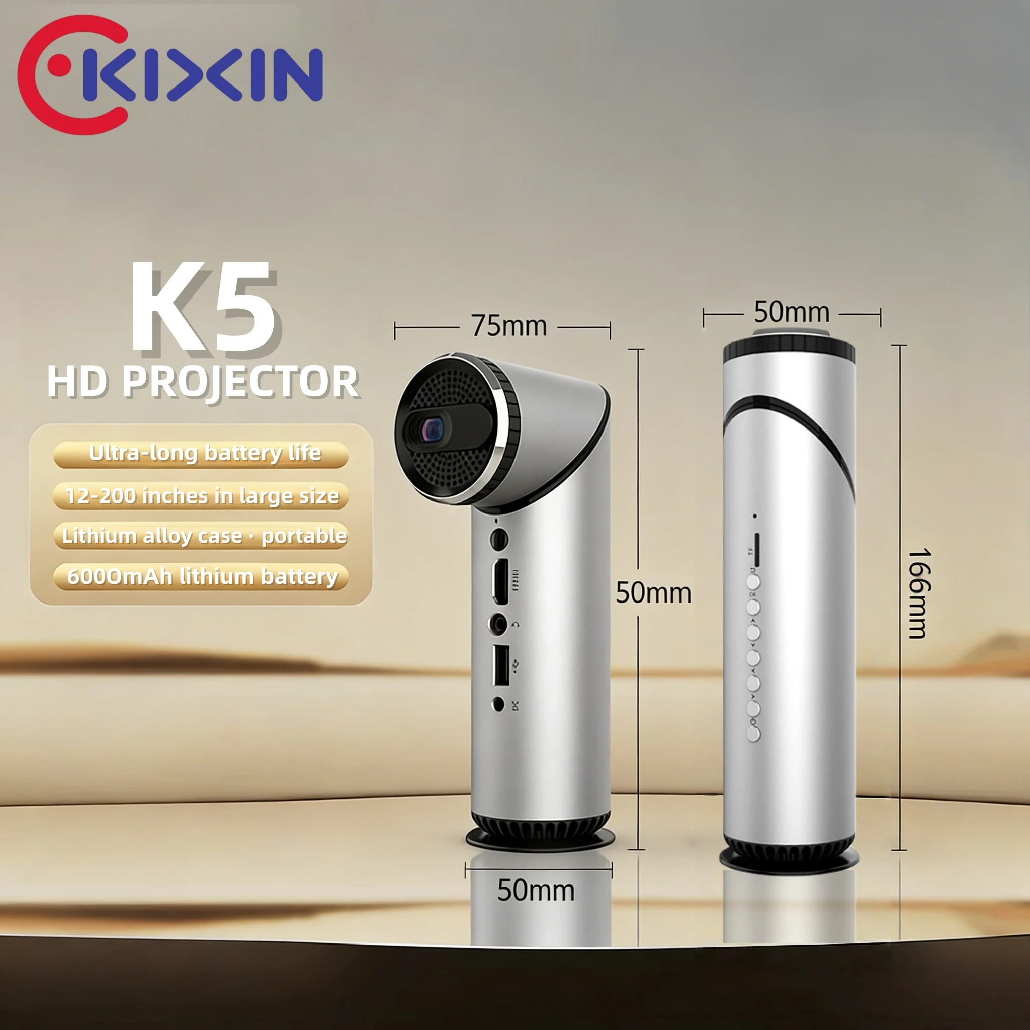 Kixin K5 4K Mini Pr… - image
