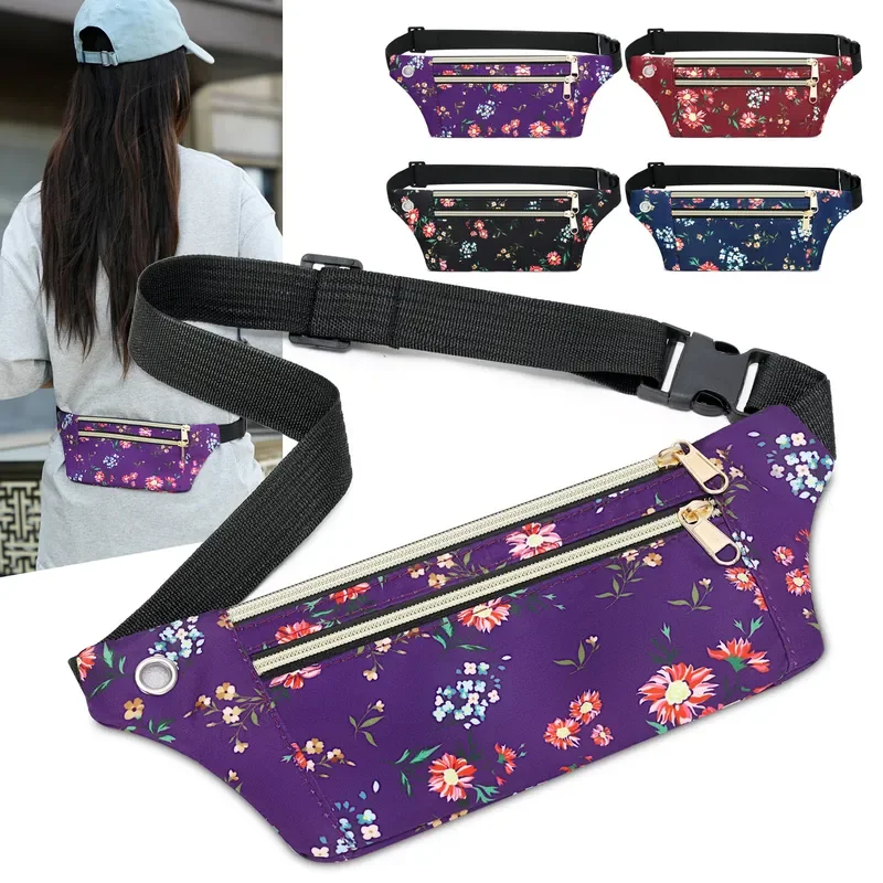for Women Outdoor Sports Chest Bag Ultra-thin Close-fitting Storage Mobile Phone Pouch Fitness Running Multi-functional Fanny