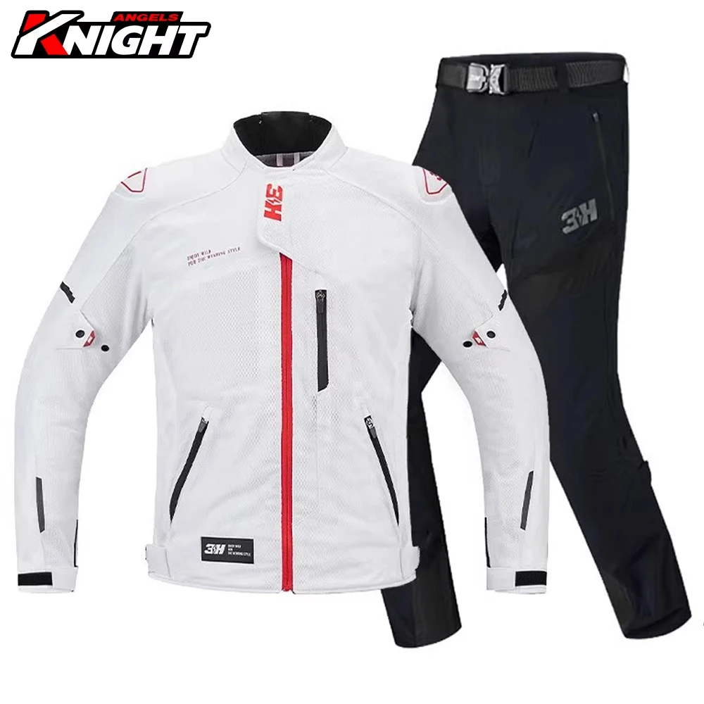 

Motorcycle Jacket Men Biker Jacket Breathable Wear-resistant Motorbike Jackets Anti-fall Motocross Clothes Reflective Jacket