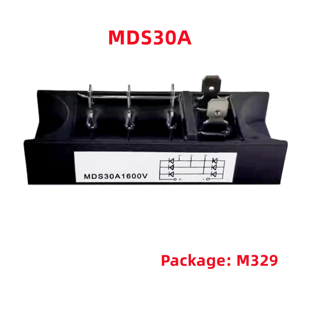 MDS30-16 MDS40A-16 MDS50-16 Three-phase Rectifier Module 30A AC/DC module 40A 50A 1600V 3-Phase Diode Bridge Rectifier