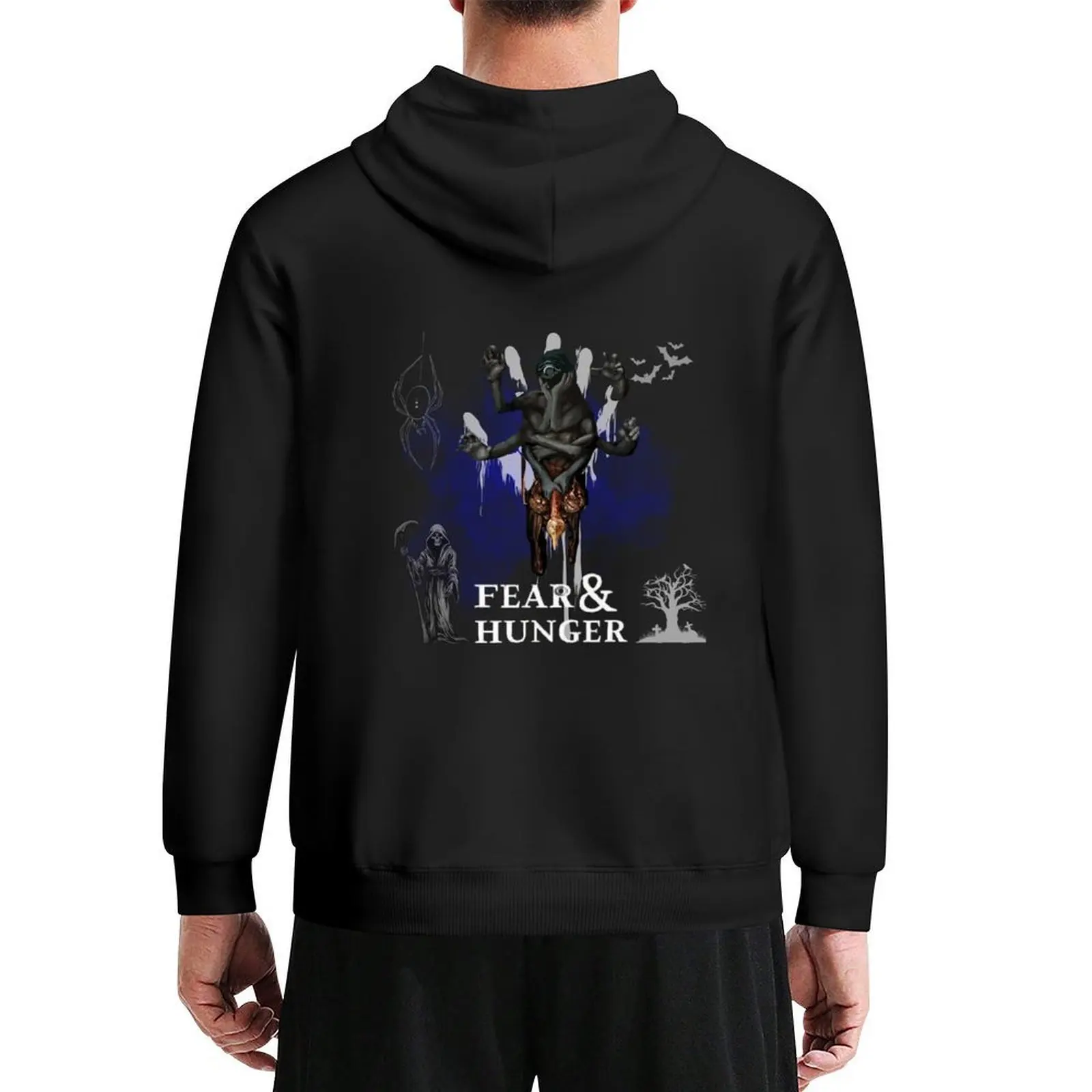 

fear and hunger Hoodie anime clothes japanese style men's clothing autumn mens hoodies