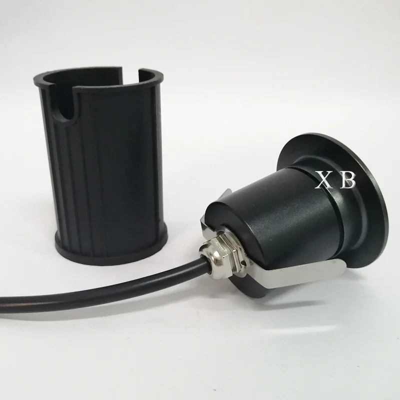 فضي أسود LED إضاءة تحت الأرض في الهواء الطلق الأرض حديقة مسار الطابق دفن ساحة بقعة المشهد DC12V AC85-265V 3 واط 5 واط مقاوم للماء