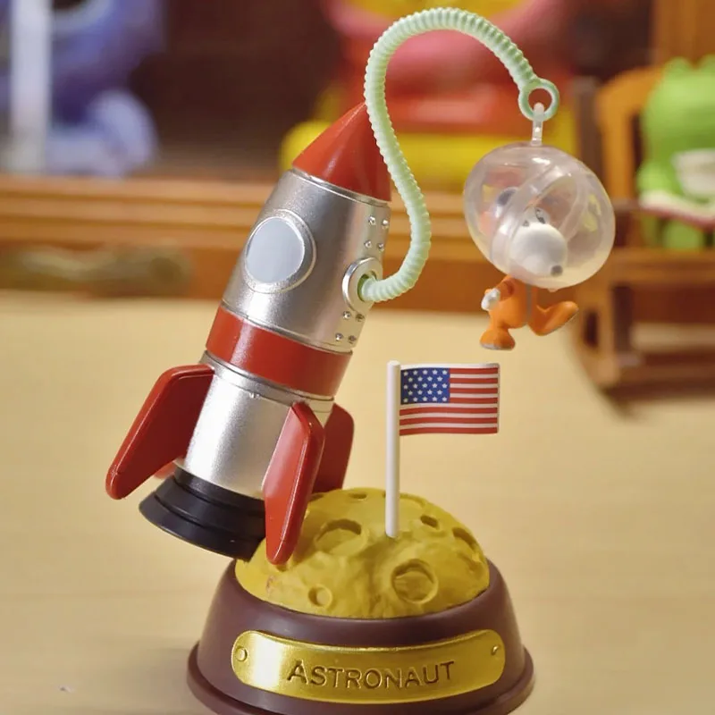 ريمينت سنوبي سوينغ سلسلة مصغرة مجموعة الساحرة حديقة المشهد لطيف الفول السوداني الشكل تحصيل الحركة المتحركة نموذج هدية لمحبي #2