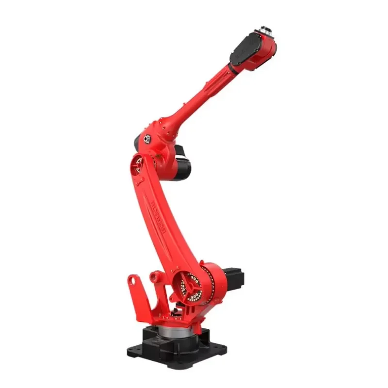 Custom industrial robot solution with 6-axis configuration PLC integrated vision system for production line servo electric
