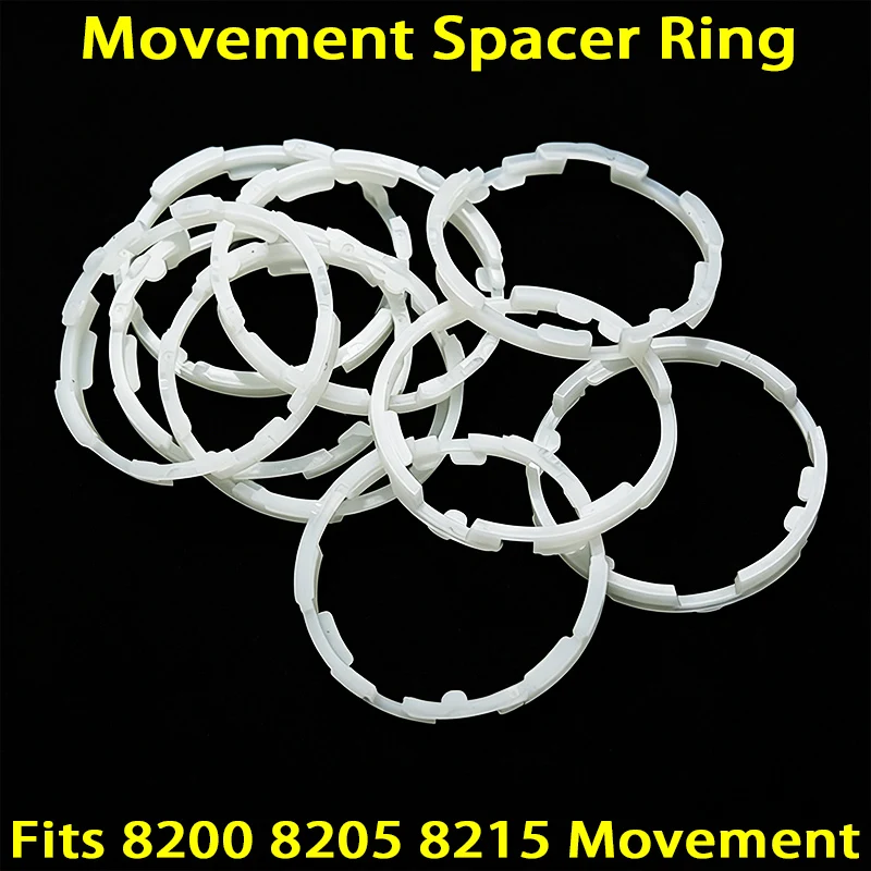 2/5/10 PCS 8200 8205 8215 Plastic Watch Movement Spacer Ring Fits Miyota 8200 8205 8215 Movement Watch Spacer Ring Replace Parts