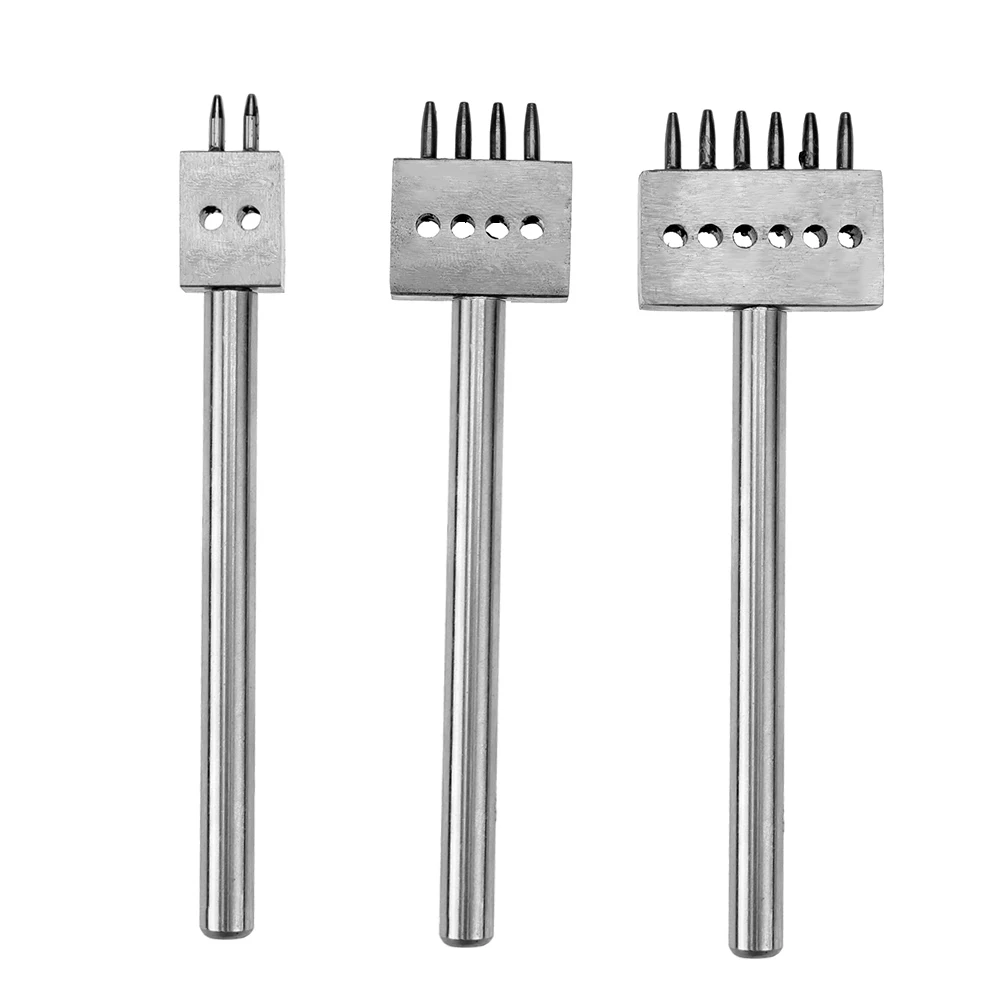 

5mm Craft Leather Punching DIY Row Circular Cut Stitched Hole Spacing Tool