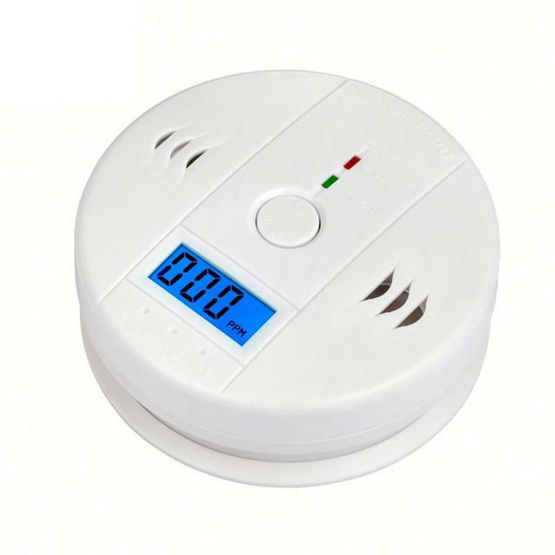 Carbon Monoxide Alarm Smoke Alarm Co Detector LCD Display Alarm Home Wireless Toxic Gas Leak Detector Fire Sound Alarm