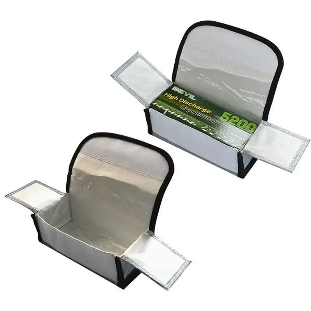2020 nouveau sac de sécurité pour batterie Lipo 185x75x60mm Mini étanche ignifuge antidéflagrant Portable pour Drones de course RC FPV