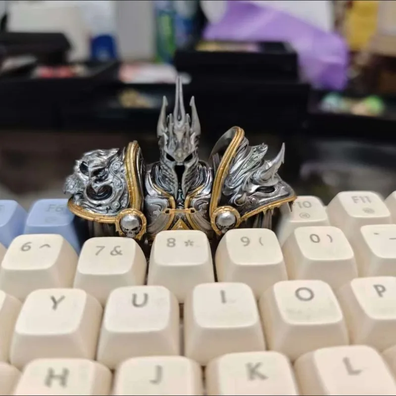 

2026 Hot Premium Lich King Arthas Custom Personalized Keycap Cherry MX Cross Axis Mechanical Keyboard Accessories GiftsForGamers