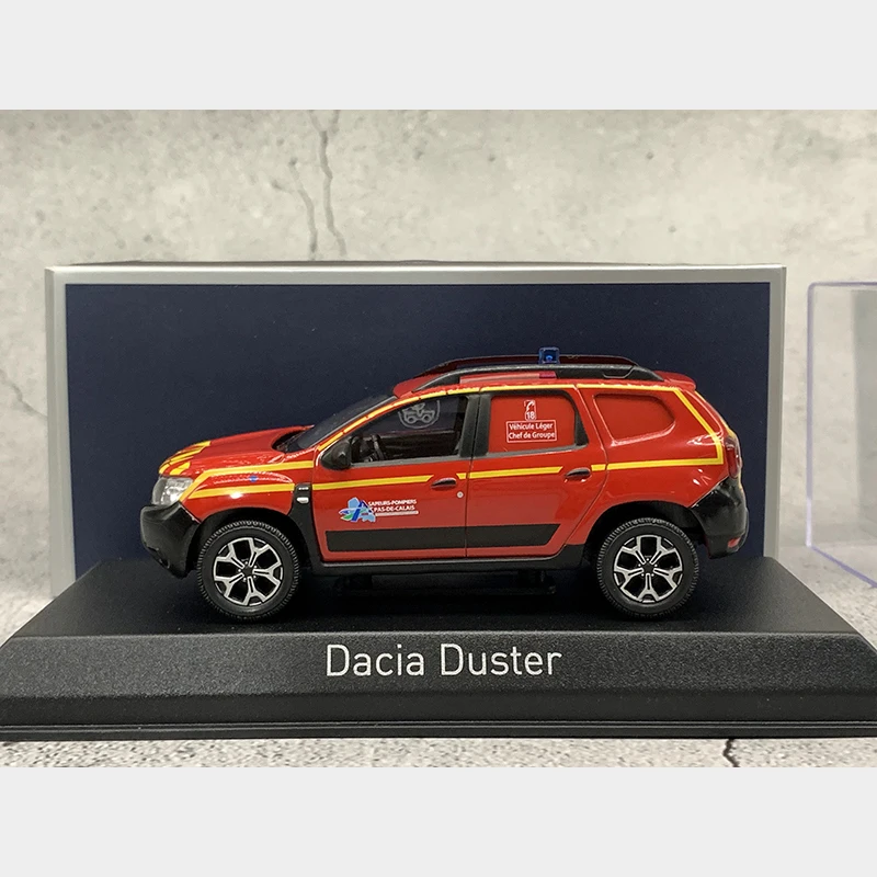 Norev diecast 1/43 escala vintage dacia espanador motor de bombeiros polícia liga modelo carro coleção exibição brinquedo presente lembrança