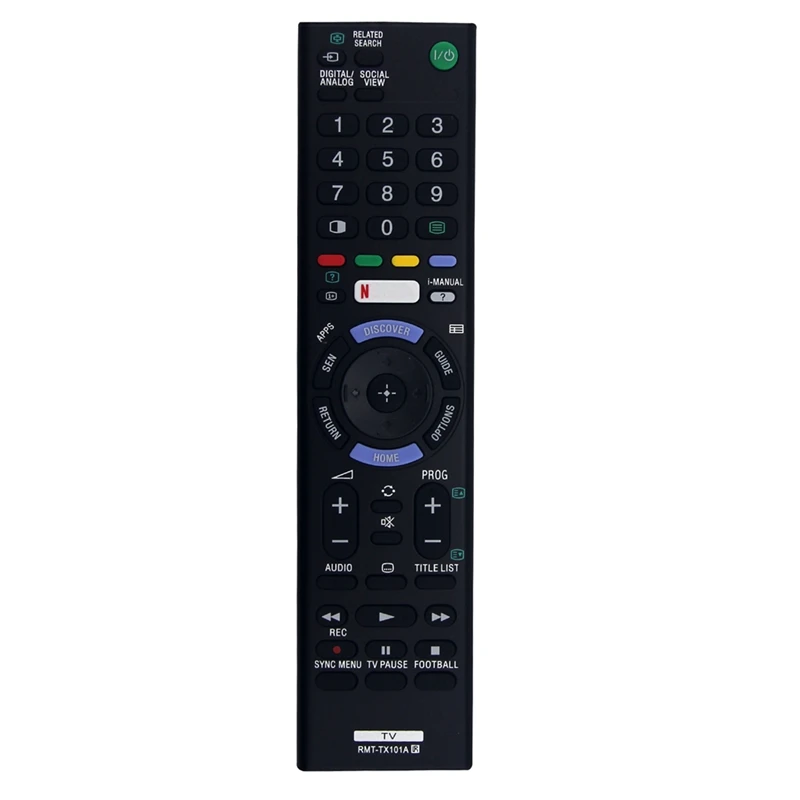 Remote Control RMT-TX101A Replacement For Sony TV KDL32W700C KDL40W700C KDL48W700C KDL-32W700C KDL-40W700C KDL-48W700C