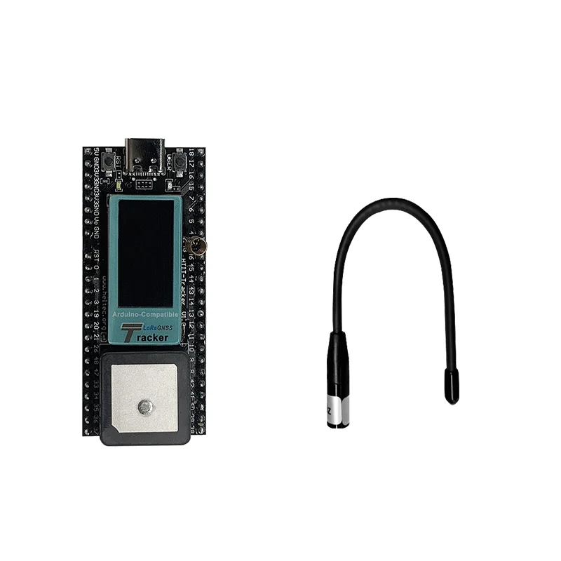 Heltec Meshtastic ESP32 LoRa Jaringan Pelacak Nirkabel Wi-Fi Bluetooth Pelacak GPS dan Antena Gerbang LoRa 868 915MHZ