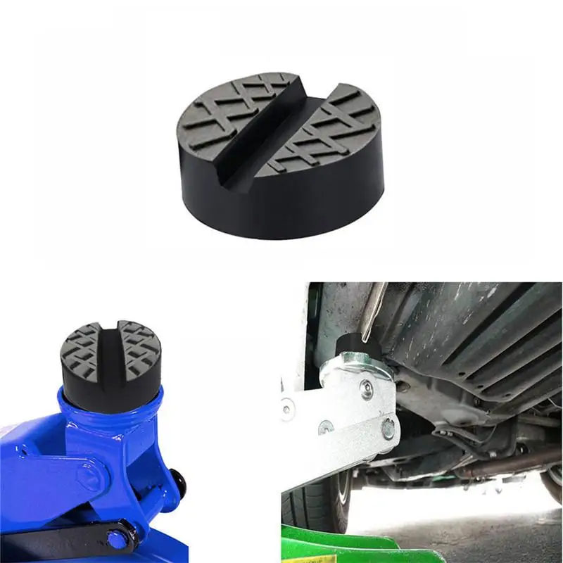 Flat Grooved Car Jack Frame Protector Support Rubber Adapter Theft Disk Tool For Disc Side Whit Car Repair Tools NEW