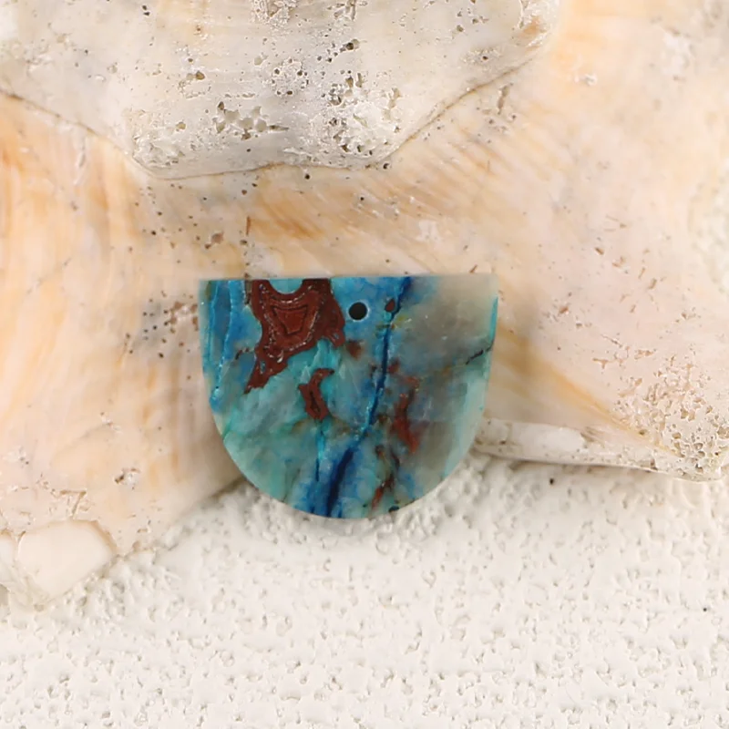 

B&F Handmade Chrysocolla Pendants, Genuine Natural stones beads