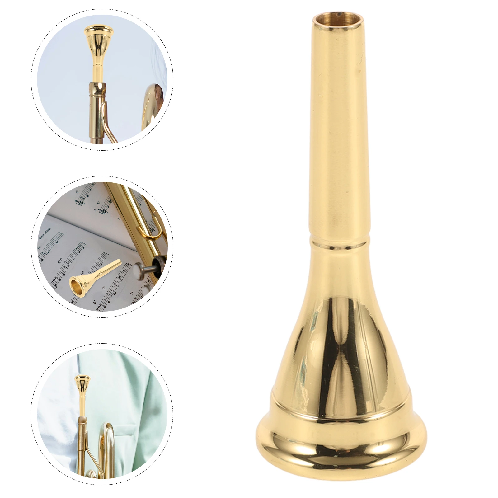 

French Horn Mouthpiece Accessory for Stage Music Instrument Replacement Part Accessories