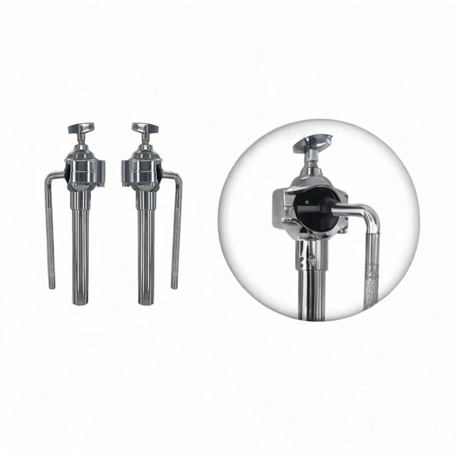

2 Pieces Cymbal Stand Single Tom Holder Hardware Accessory Long Tom Arm Ball Clamp Tom Mount for Percussion Jazz Drum Set