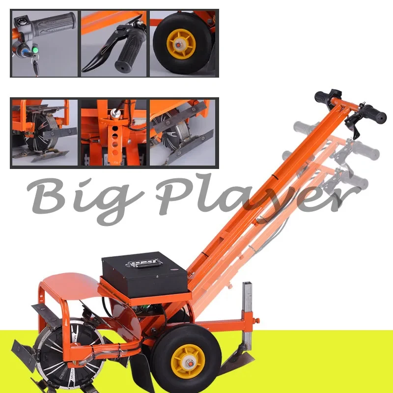 Direct Portable Heavy Multi-functional Rechargeable Agricultural Micro Tillage Farmland Weeding Loose Soil Ditch Tools