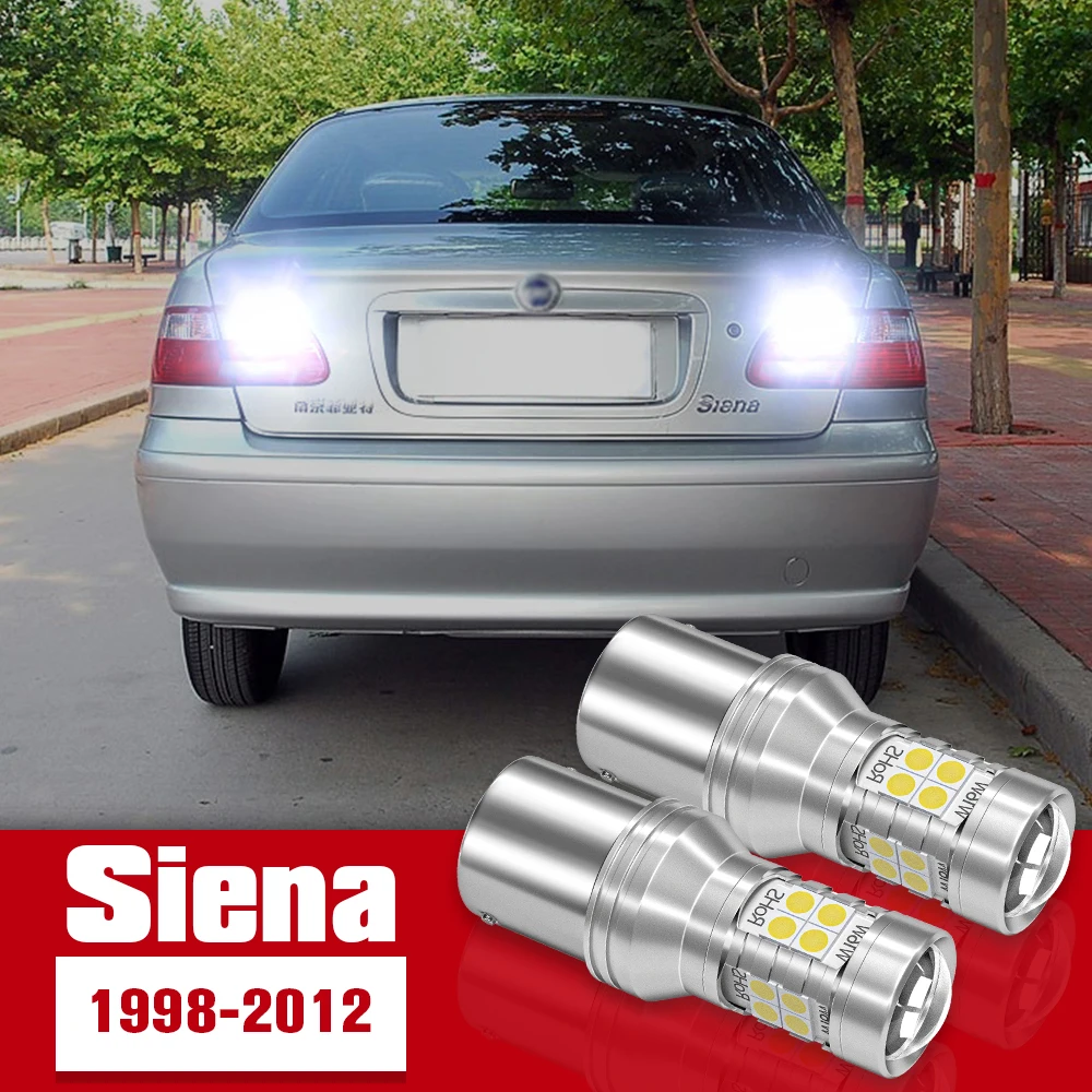 2pcs Reverse Light Accessories LED Bulb Lamp For Fiat Siena 1998-2012 2001 2002 2003 2004 2005 2006 2007 2008 2009 2010 2011