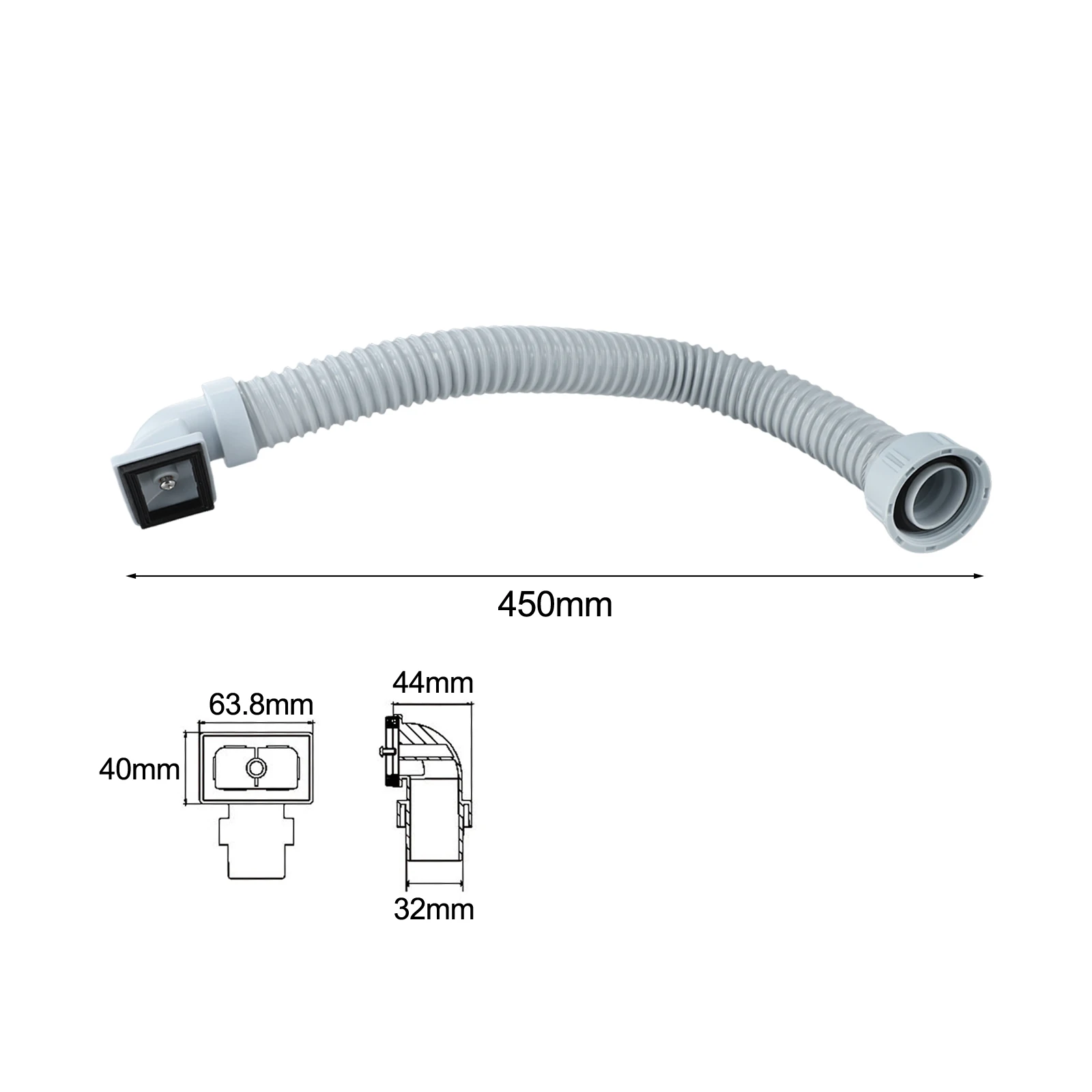 DIY Installation Overflow Pipe Water Overflow Prevention G1-1 2 Size Long-lasting Performance Leak-proof Design Versatile Use