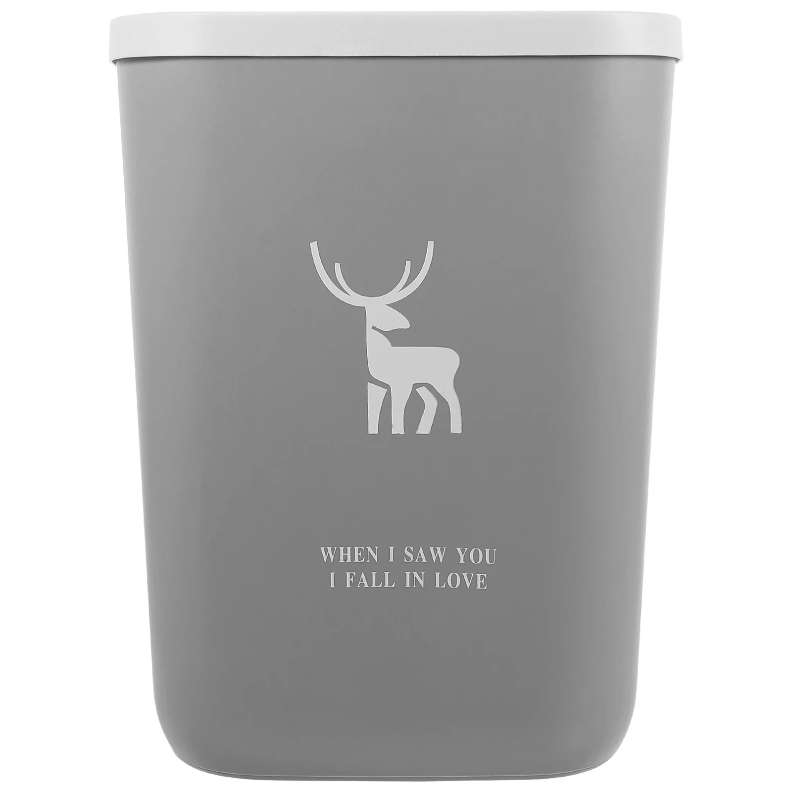 

No Lid Household Trash Can Plastic Garbage Bin Large Capacity Bedroom Kitchen Living Room Waste Bucket Easy Clean Reusable