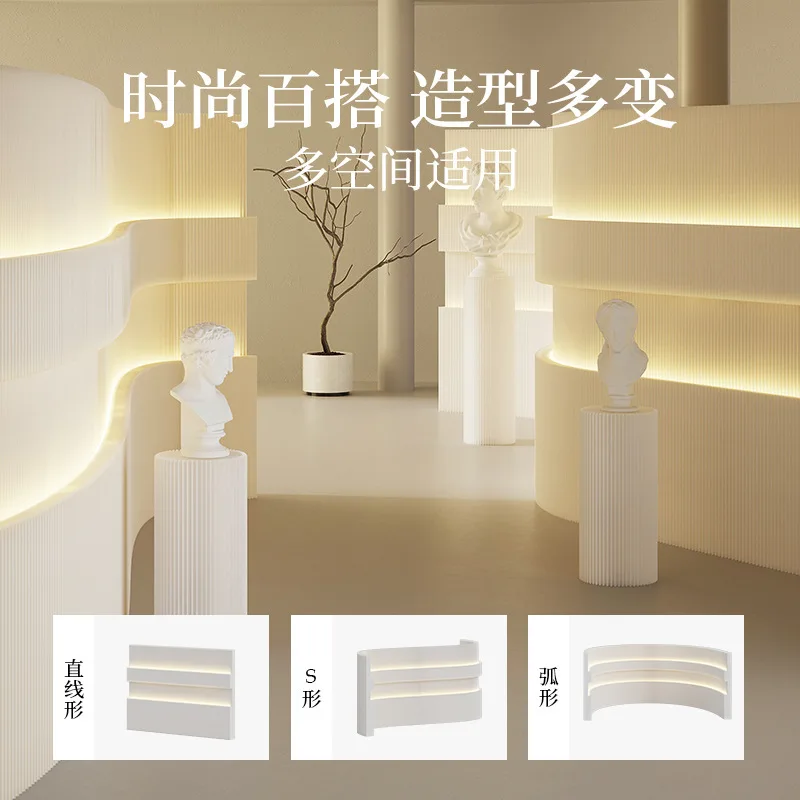 Qingmei Shimmer Organ Paper Wall Art Beauty شاشة متعددة الاستخدامات بطبقة مزدوجة من الضوء والظل عرض ديكور