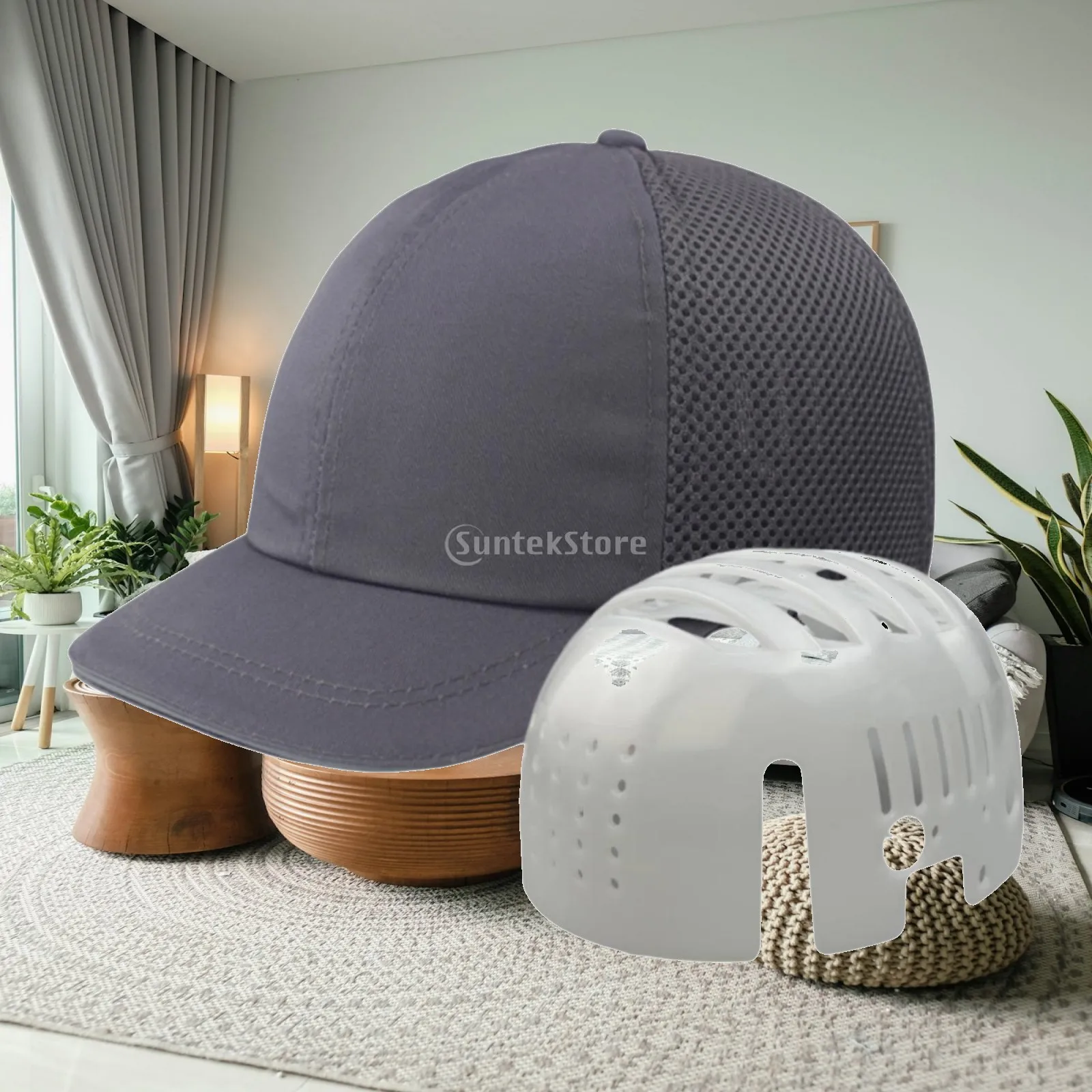 Baseball Bump Cap Breathable Gifts Head Guard Headgear Head Protection Hard Hat Baseball Cap for Factory Outdoor Construction