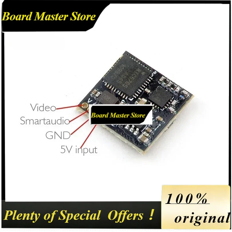 BoMaS1pcs For Happymodel OVX300 OVX303 5.8G 40CH 300mW Adjustable OpenVTX Video Micro Transmitter For Tinywhoop Nano Micro Long