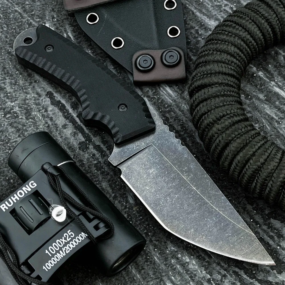 

High Hardness Utility Fixed Blade Knife Popular Multi-tool Knives 7Cr13Mov Blade G10 Handle Camping Survival Knives