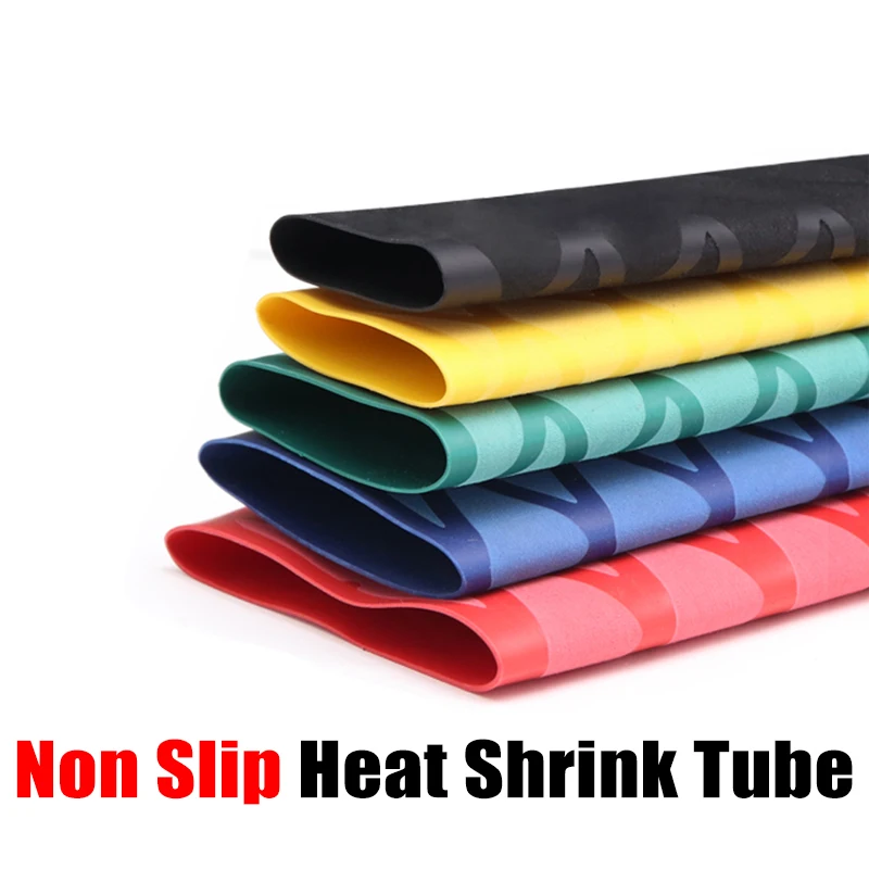 

1/3/5Pcs Anti-slip Heat Shrink Tube DIY 1M 15/18/20/22/25/28/30/35/40/50mm Non Slip Waterproof Cover for Fishing Rod