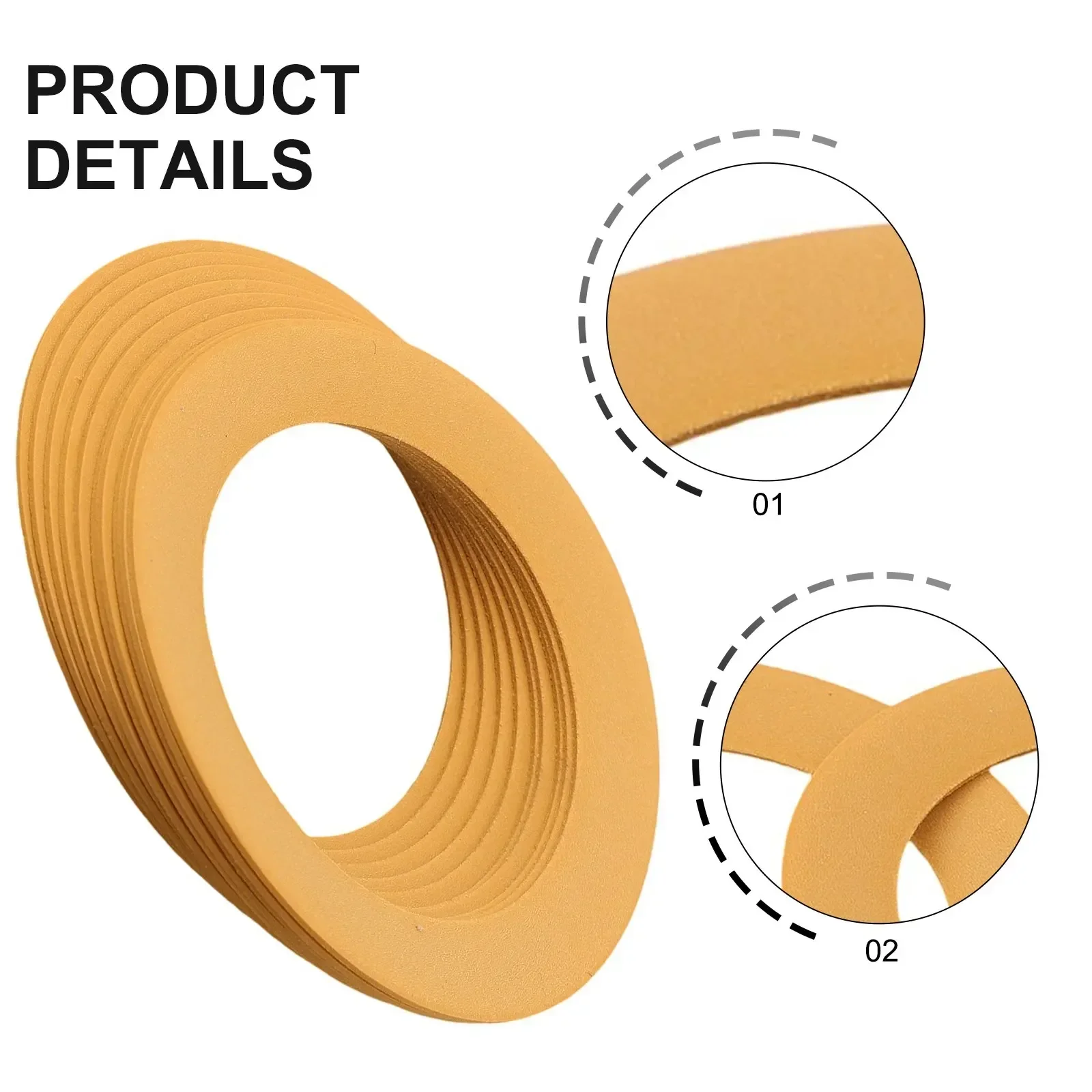 

Convenient Piston Rings Pump Piston Rings Pump Kits Low Noise Insulated Oil-free Machine Round Rubber 10pcs Set