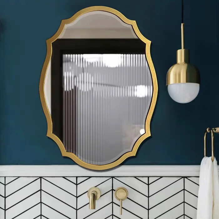 Bedroom Bathroom Luxury Decoration Wall Mirror Living Room Modern Vanity Girls Aesthetic Mirror Funky Espelhos Home Products