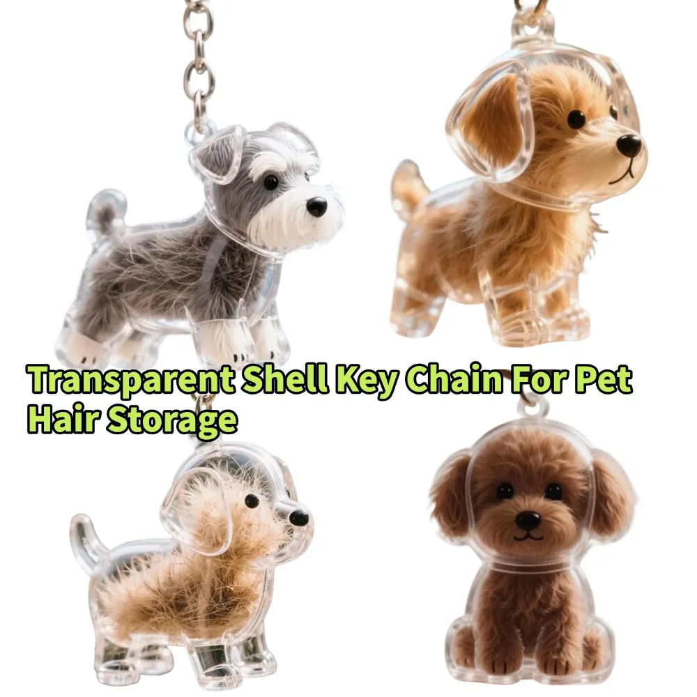 

Прозрачный кулон для хранения шерсти домашних животных, креативный дизайн, контейнер из меха собаки, кулон «сделай сам», брелок, декор для любителей домашних животных, новинка 2023 г.