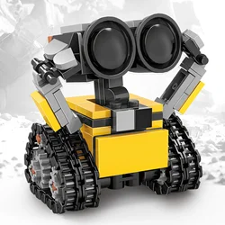 Miniso Disney WALL E Pixar Cute Robot Wall-E Droid Cartoon Figure Model Building Block Brick Diy Toy Gift