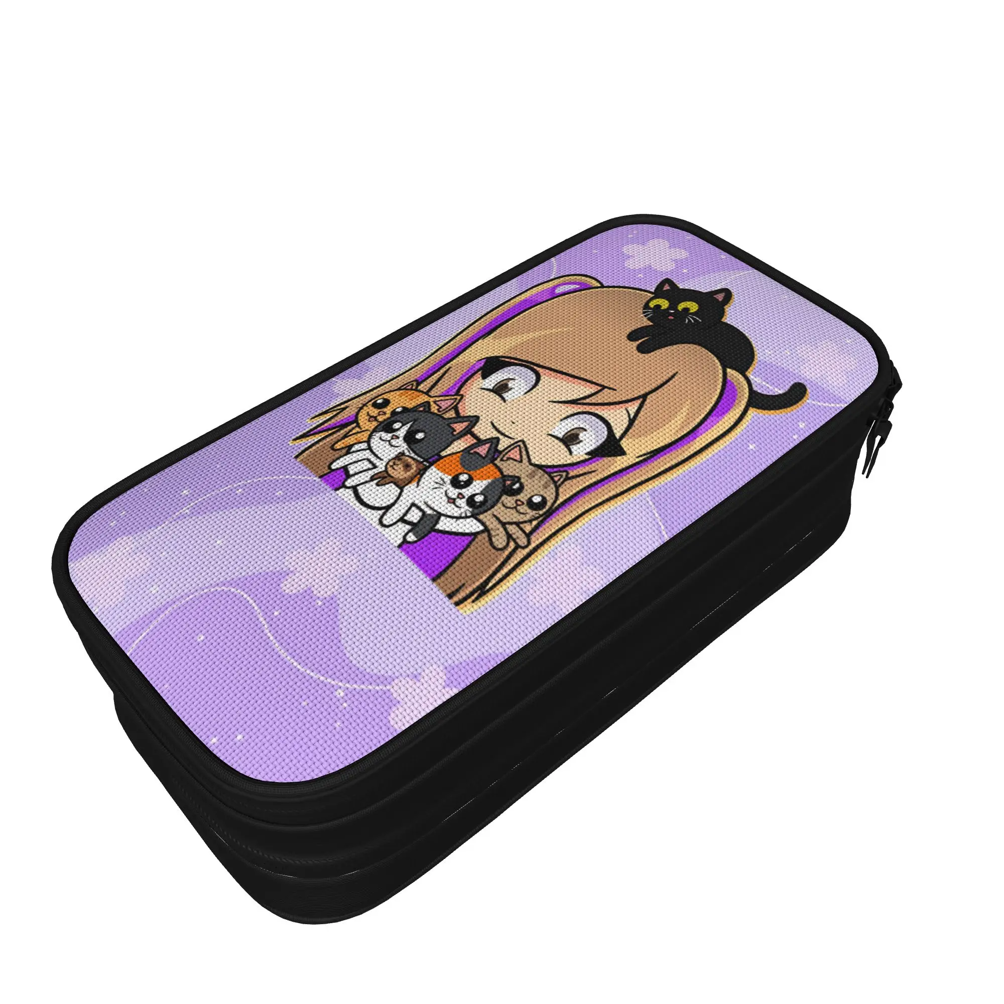 Lyna Vallejos Pencil Case  Boy Girl Lovely Pencil Bag Printed School Pencil Cases Supplies Gift Idea