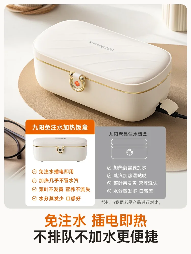 صندوق غداء جديد للتسخين، قابل للتوصيل، طبق أرز ساخن من الفولاذ المقاوم للصدأ، عمال المكاتب لديهم صندوق غداء خفيف