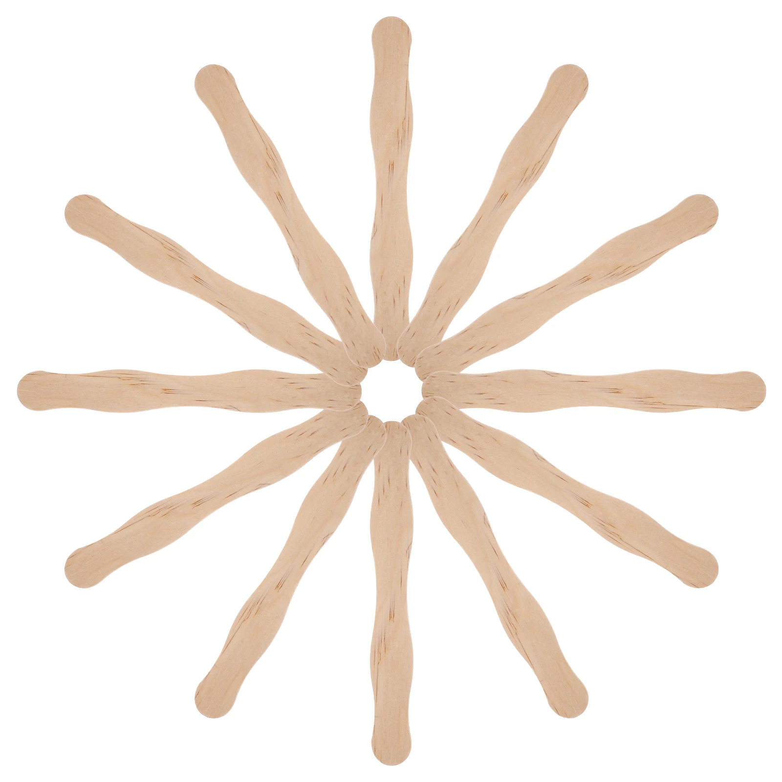 

50 Pcs Spatula Oral Care Kit Tongue Ulcer Treatment Holder Wood Sticks for Disposable