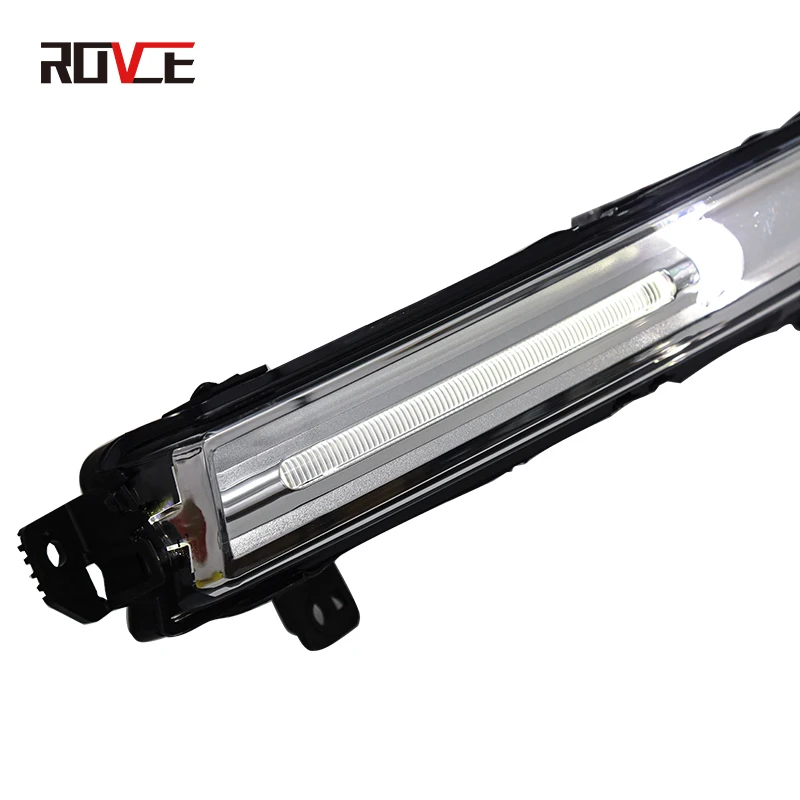 ROVCE Car LED DRL Daytime Running Light Fog Lamp For Land Rover Discovery 5 2018-2020 For Range Rover Vogue /Sport 2018-2022