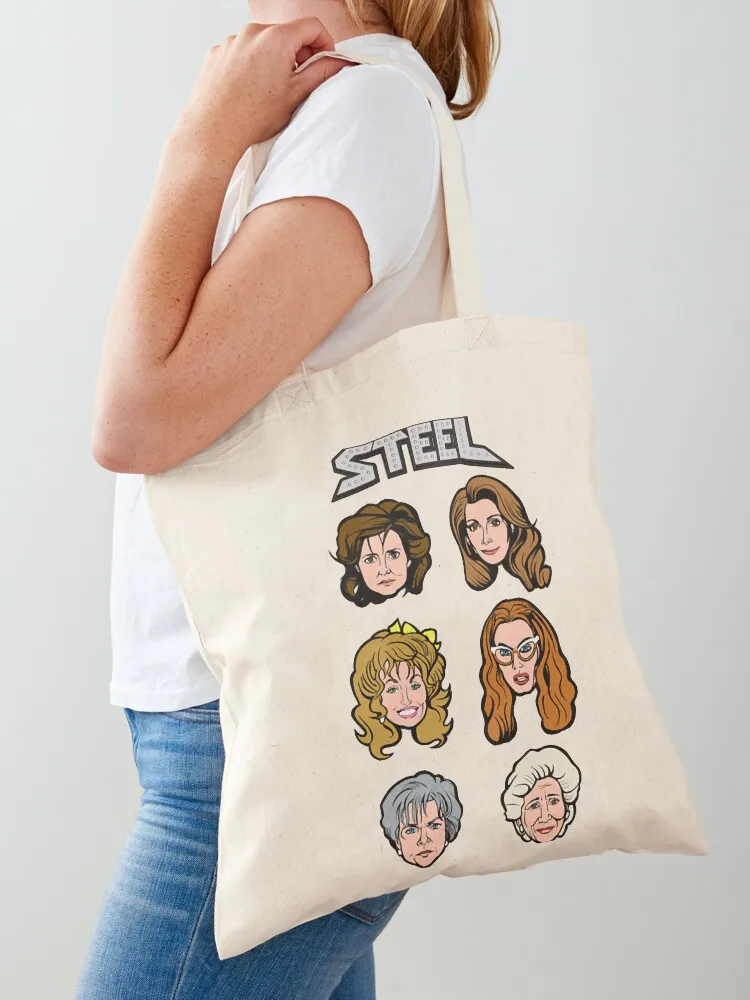 

STEEL T-Shirt Tote Bag Reusable bags tote bags men tote bag screen cute bag