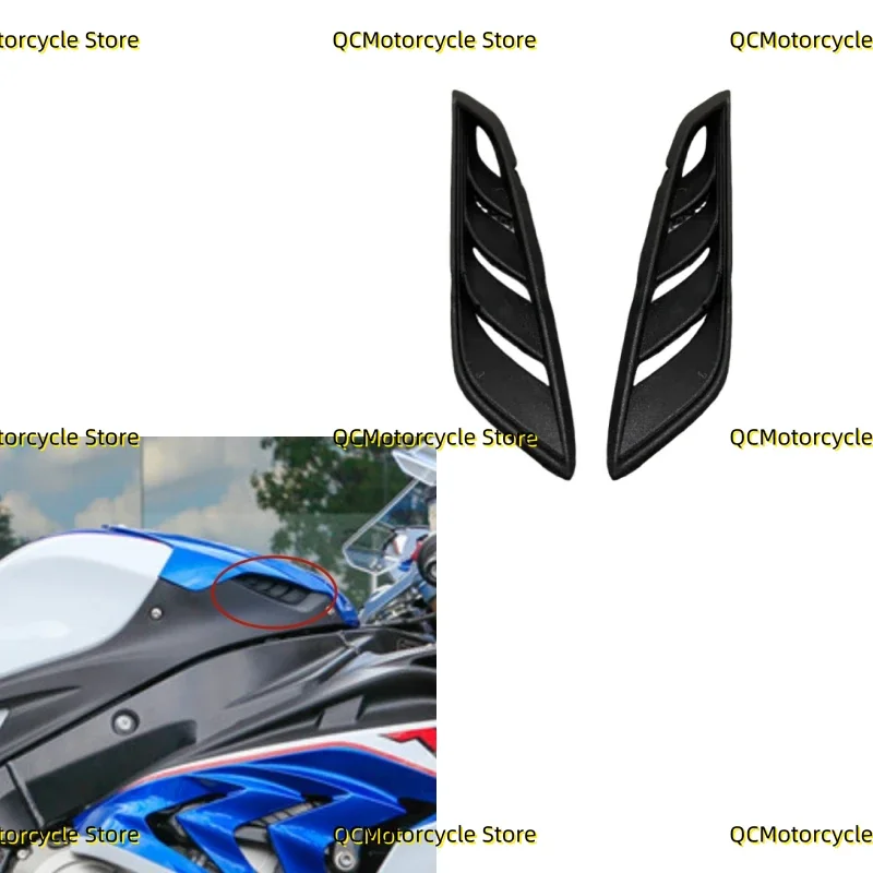 

Motorcycle fuel tank panel side ventilation trim grille Fairing Fit For BMW S1000RR 2015 2016 2017 2018 S1000R 2014-2020