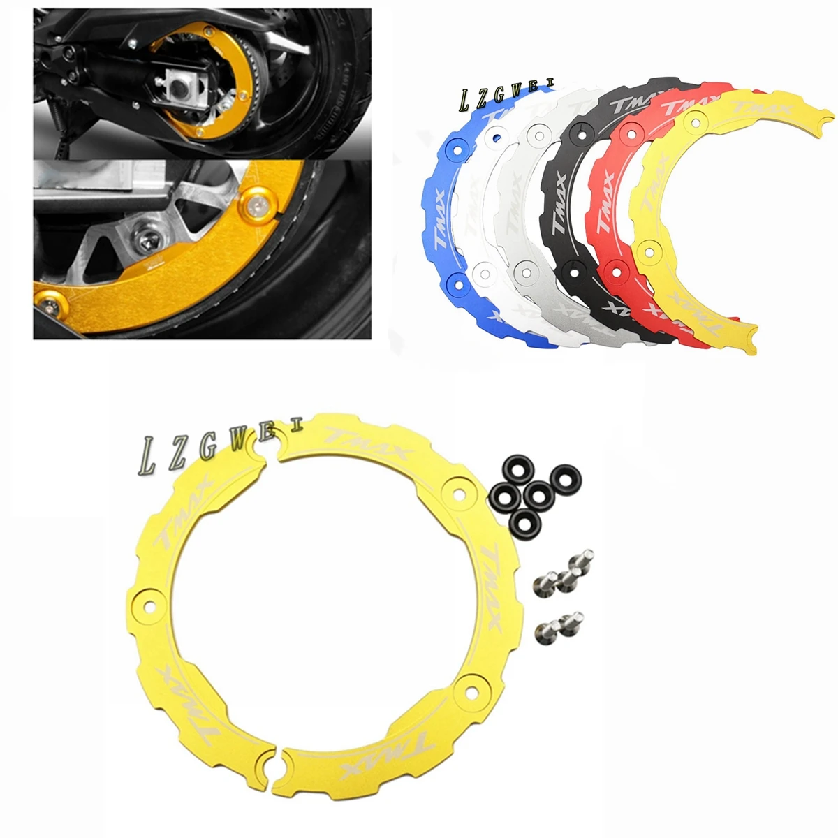 Motorfiets Beschermhoes Transmissie Poelie Beschermhoes voor Yamaha Tmax 530 T-max 530 2012 2013 2014 2015 2016